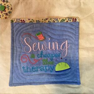 Charming Cream Tote with Embroidered Patch